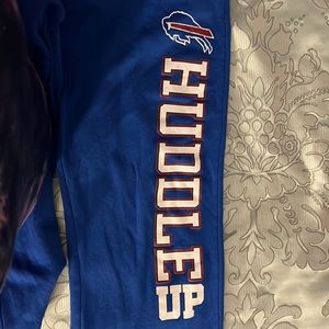 Buffalo Bills Victoria’s Secret P!NK wide leg sweat pants. Small (fit big)